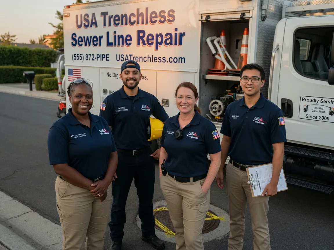 Sewer Line Repair company in Grammer, IN